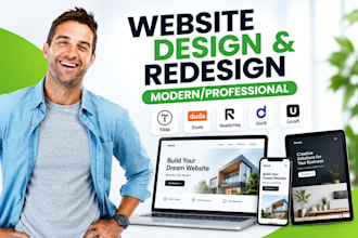 build, design or redesign a modern tilda duda readymag dorik or ucraft website