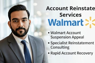 write a walmart suspension appeal letter and plan of action to reinstate