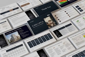 design professional and modern presentation