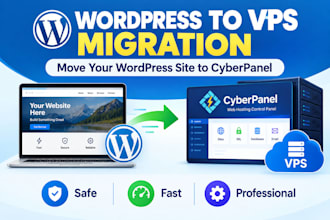 migrate your wordpress website to vps cyberpanel