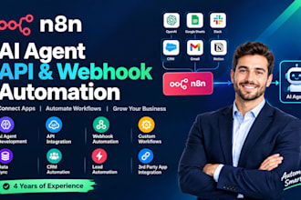 n8n ai agent, n8n API webhook and custom workflow automation