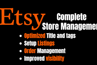 do etsy listing be your etsy store manager