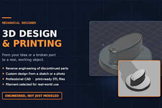 3d design and printing