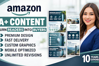design professional high converting aplus content for amazon kdp that sells