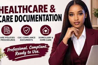 create UK care policies cqc domiciliary care supported living healthcare sops