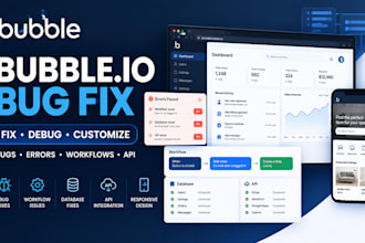 fix bugs errors and issues in your bubble io web app or website