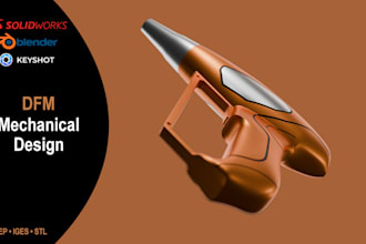 provide dfm design, mechanical engineering and product prototype