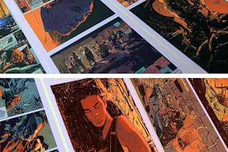 create comic book pages in any art style