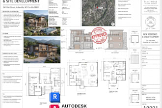 make architectural drawings, architectural detailing and architectural layout