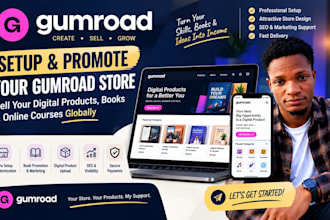 setup gumroad store, gumroad book promotion, gumroad digital product, gumroad