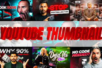 create viral catchy thumbnails for finance and documentary