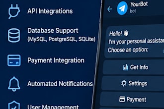 develop and customize a telegram bot with python