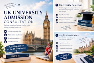 provide personalized UK university admission consultation