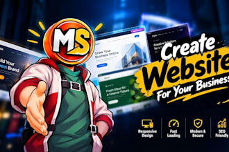 create, upgrade or redesign a modern professional website