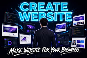 create, upgrade or redesign a modern professional website