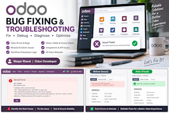fix, troubleshoot, and resolve your odoo issues
