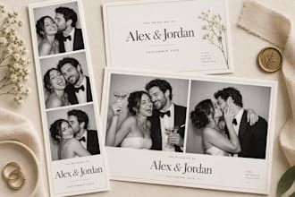 design photoboof photo templates and custom booth screens