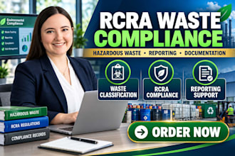 handle US rcra hazardous waste compliance and reporting