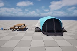 create a 3d asset for visual effects or game dev