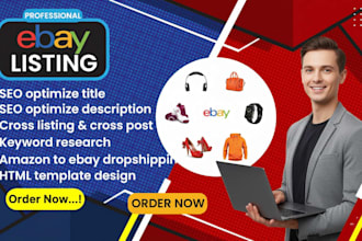 do ebay listing, ebay product listing, ebay SEO listing, ebay lister