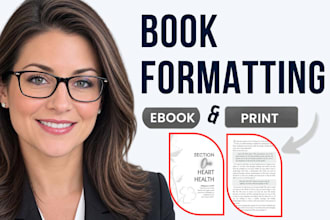 do book interior design, edit book typesetting,  publish paperback formatting