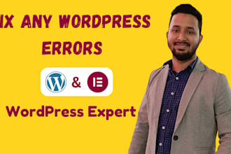 fix 403, 404, 500, 503, critical error, fatal error, database error any errors