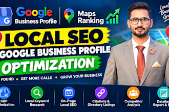 do complete local SEO and google business profile optimization for maps ranking