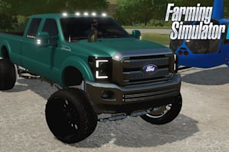 create fs22 custom truck mod, farming simulator, fs25, american truck simulator