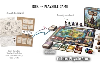 design card game design, board game design, board game for kickstarter