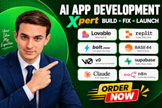 do vibe coding using lovable, replit, bolt, base44, volt v0 supabase, claude app