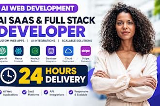do ai web development ai saas full stack developer website development