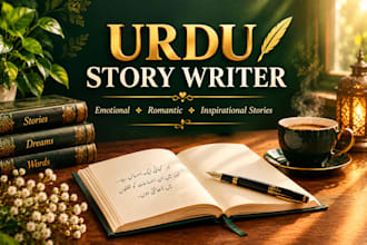 create original urdu story and script writing for you