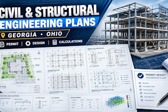 be your georgia, ohio civil and structural engineer for permit approval