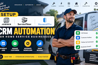 setup jobber servicetitan housecall pro CRM automation