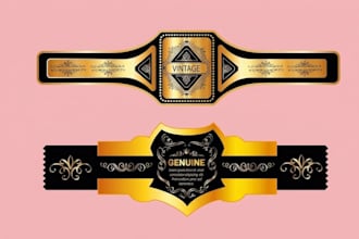 do modern cigar logo, cigar label, cigar band, cigar ring or cigar box design