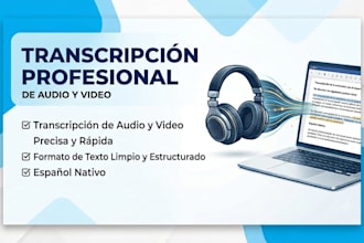 transcribir audios y videos en español