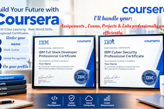 help IBM cyber security, IBM full stack software developer certificate course