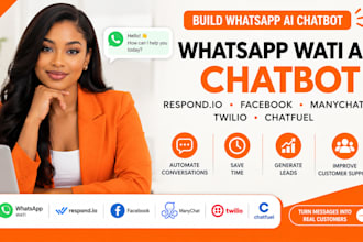build whatsapp wati ai chatbot respond io facebook manychat twilio chatfuel