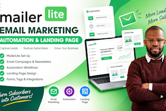 set up mailerlite email marketing mailerlite automation mailerlite landing page