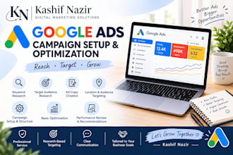 set up and optimize google ads campaigns