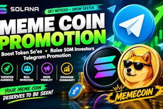 do meme coin promotion boost token sales raise 50m investors telegram promotion