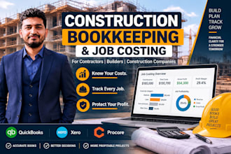 do construction bookkeeping, job costing and project accounting