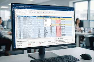 excel services and create a professional website