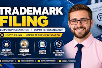 euipo representation, uspto representation, uspto filing, uspto trademark search