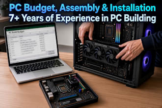 provide expert PC building advice, custom parts selection, and hardware