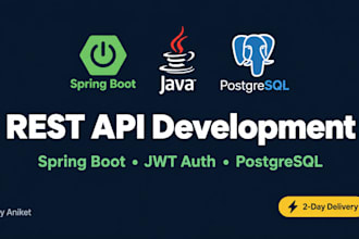 build rest API with spring boot, jwt authentication, and postgresql