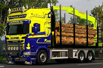 create custom 3d quality ets 2 and ats skin and trucks, ets trailer