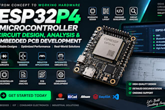 design esp32p4 microcontroller circuit design analysis  embedded pcb development