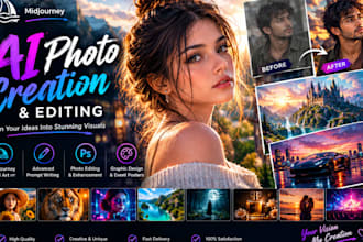 create stunning ai photos and edit images with midjourney