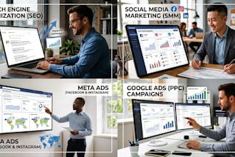 do digital marketing, SEO, social media marketing and paid ads